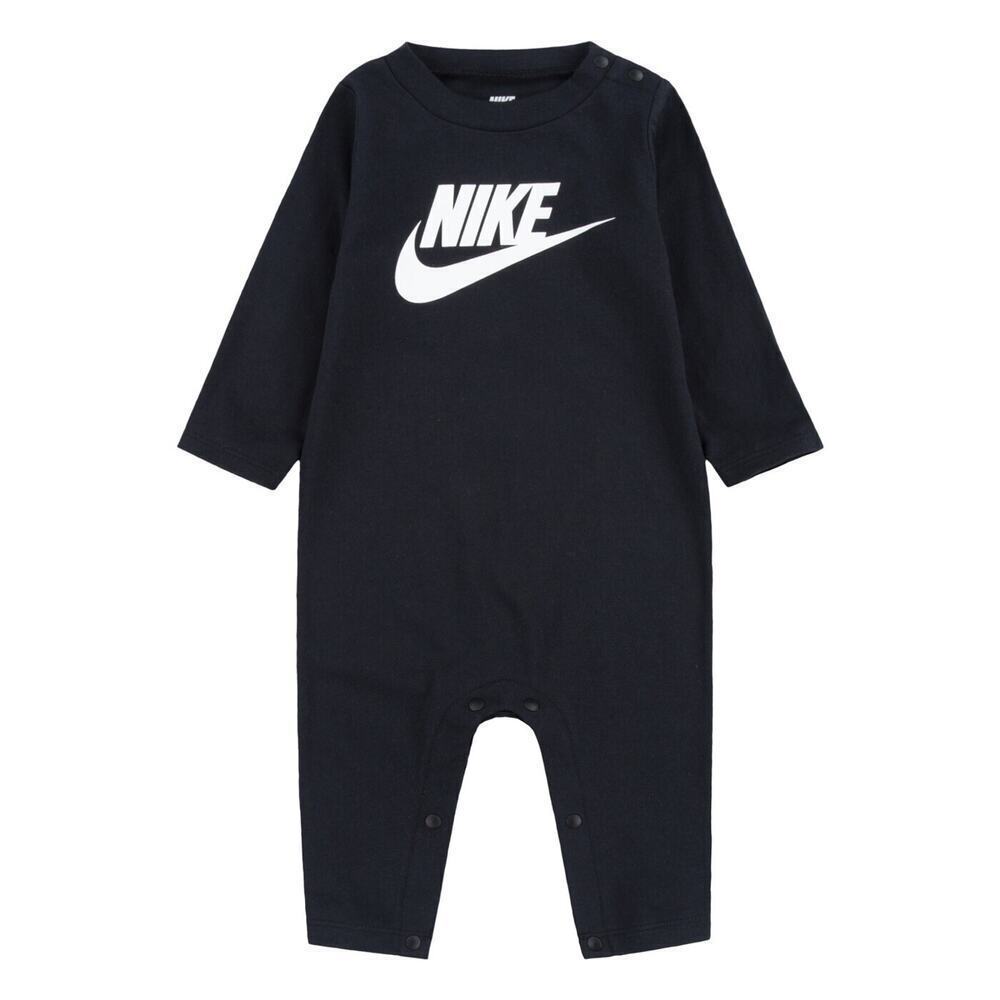Nike Baby Non-Footed Coverall Black Size 3 Months New
